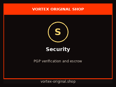 Vortex Original Shop escrow and security features